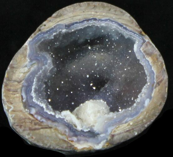 Crystal Filled Dugway Geode (Polished Half) #33152
